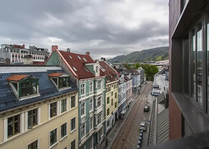 Appartamento Dinbnb I Penthouse 250m From Center I Privat Balcony Bergen
