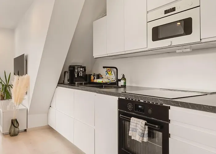Dinbnb I Penthouse 250m From Center I Privat Balcony Appartamento